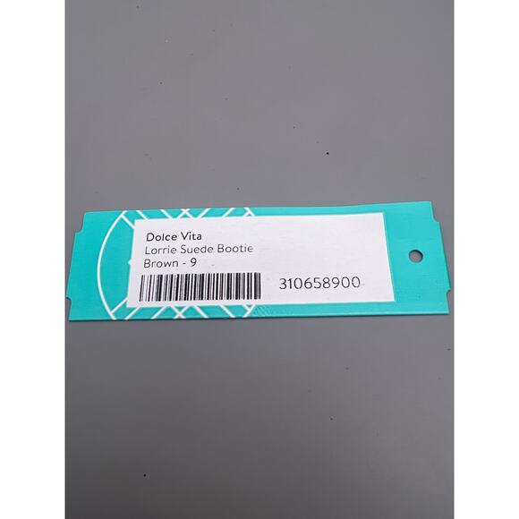 Dolce Vita Lorrie Womens Brown Suede Heeled Zippered Ankle Booties Size 9 - Picture 7 of 11